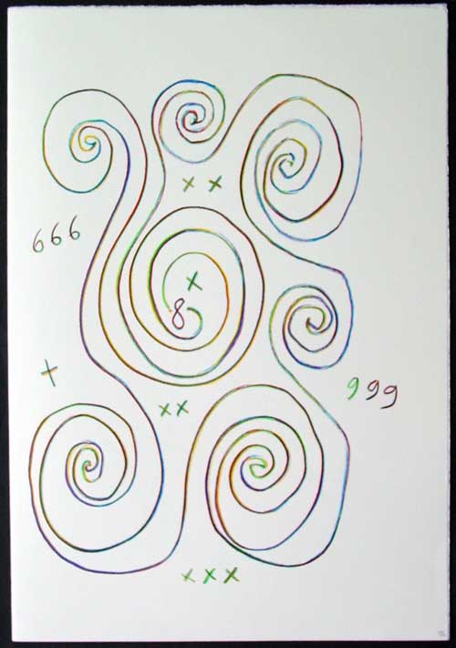 A.R.Penck - Zahlenspiralen - very Rare Proof